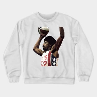 Julius Erving of the New York Nets Crewneck Sweatshirt